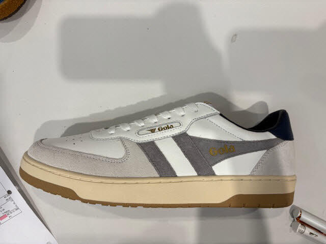 Gola Herren Blanc Sneakers Hawk - Bild 2