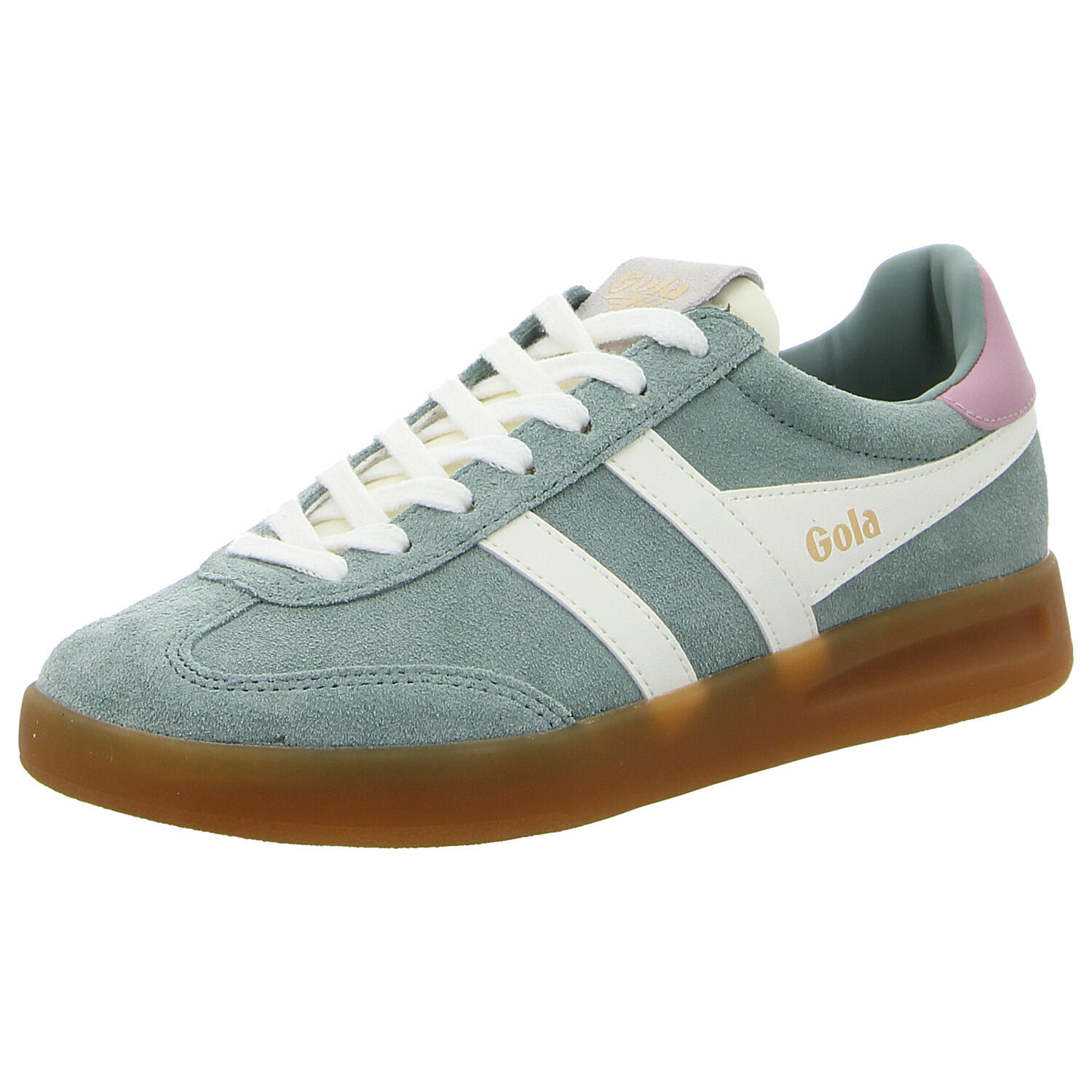 Gola, Damen, Sneakers, Women's Cyclone Leather, Blau, Weiss, Pink, Mehrfarbig, (40) - Bild 3