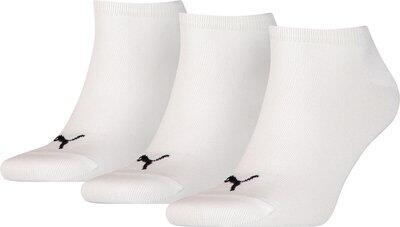VAN GRAAF Puma Herren Weiß Sneakersocken Im 3Er-Pack Baumwolle Größe 43-46 - Bild 2