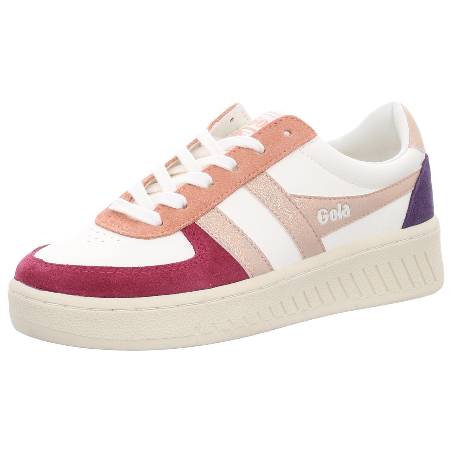 Gola Damen Weiß Schnürschuhe Quadrant - Bild 3