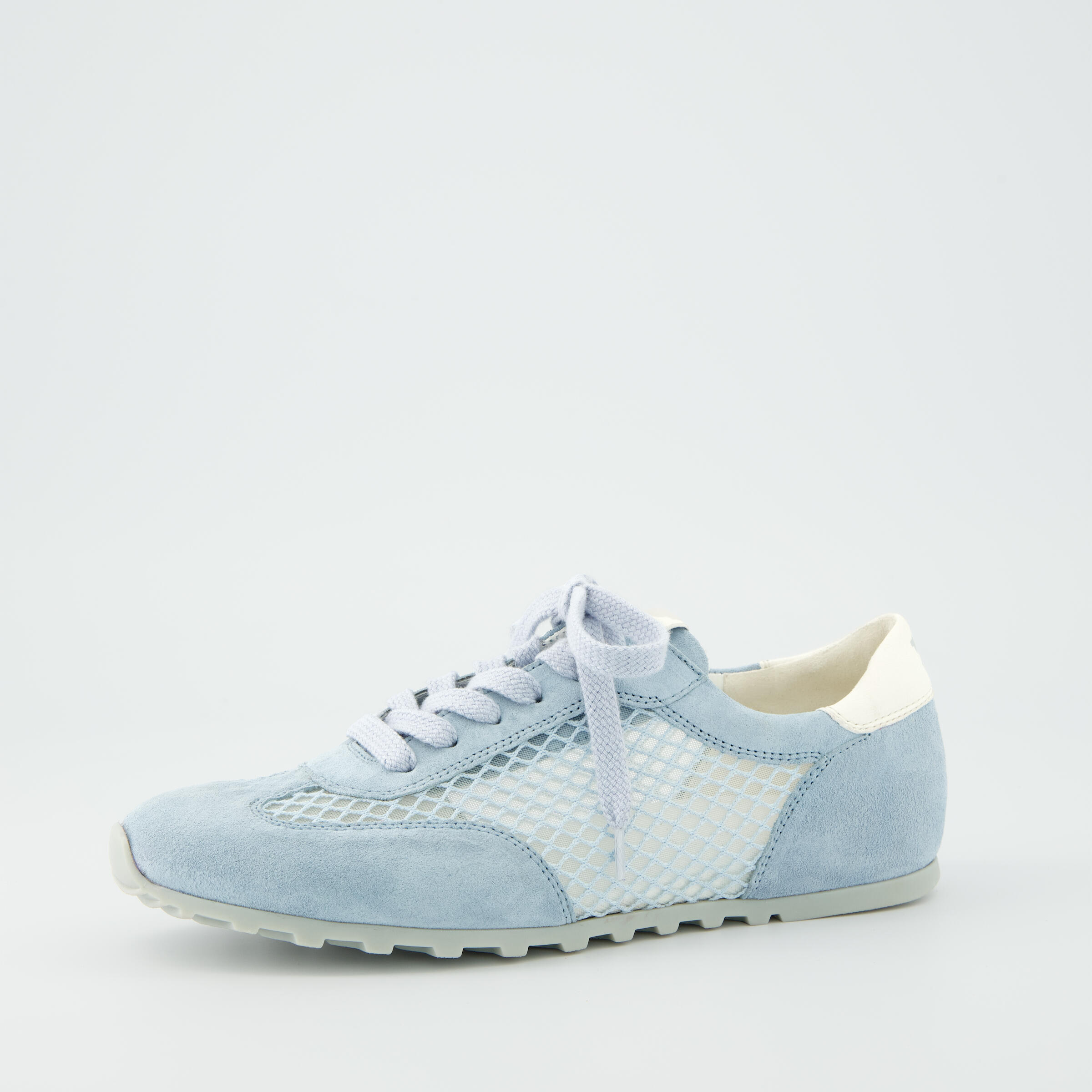 Paul Green Blau Low Sneaker - Gr. 38 - Leder Und Textil - Bild 3