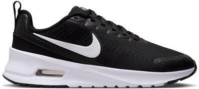 NIKE Damen Freizeitschuhe W AIR MAX NUAXIS BLACK/WHITE-DARK GREY-COMET RED - Gr. - 44