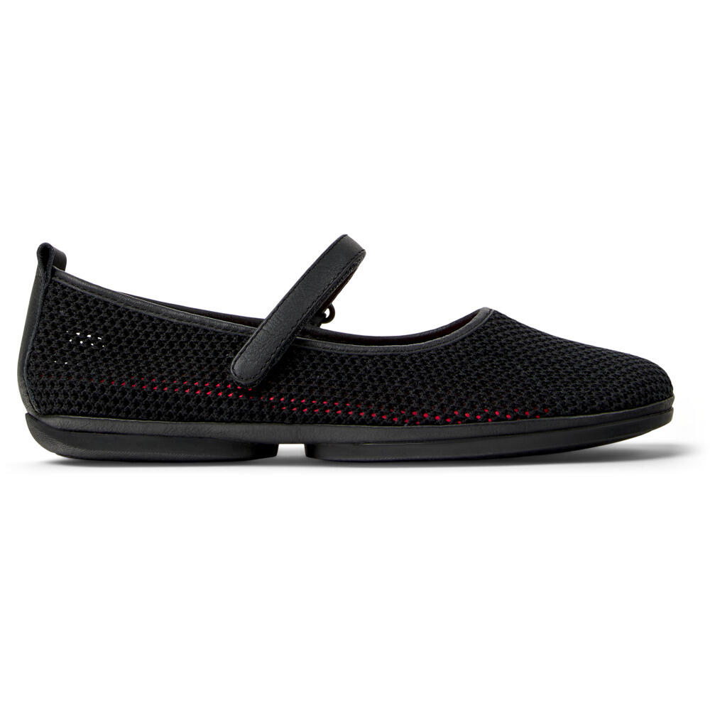 CAMPER Right Nina - Ballerinas for Women - Black, size 37, Cotton fabric/Smooth leather - Bild 2