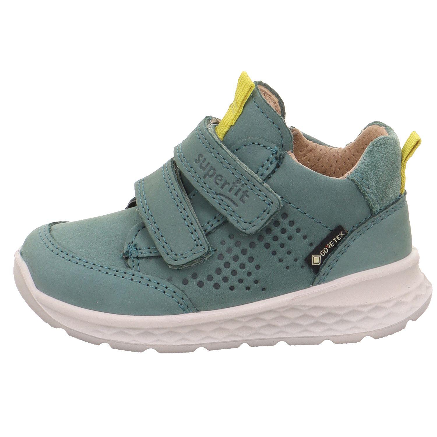 Superfit Gelb Kinderschuhe Klettschuhe / Slipper Hellgrün/ Hellgrün/ - Gr. - 23