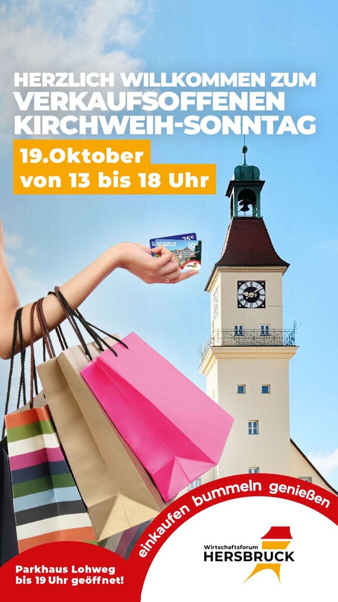 Verkaufsoffener Kirchweih-Sonntag