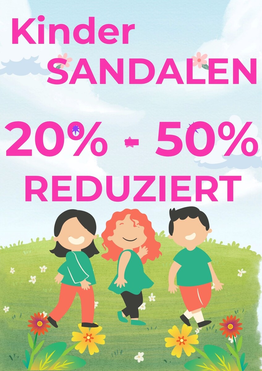 Kindersandalen 20% - 50% REDUZIERT !!!