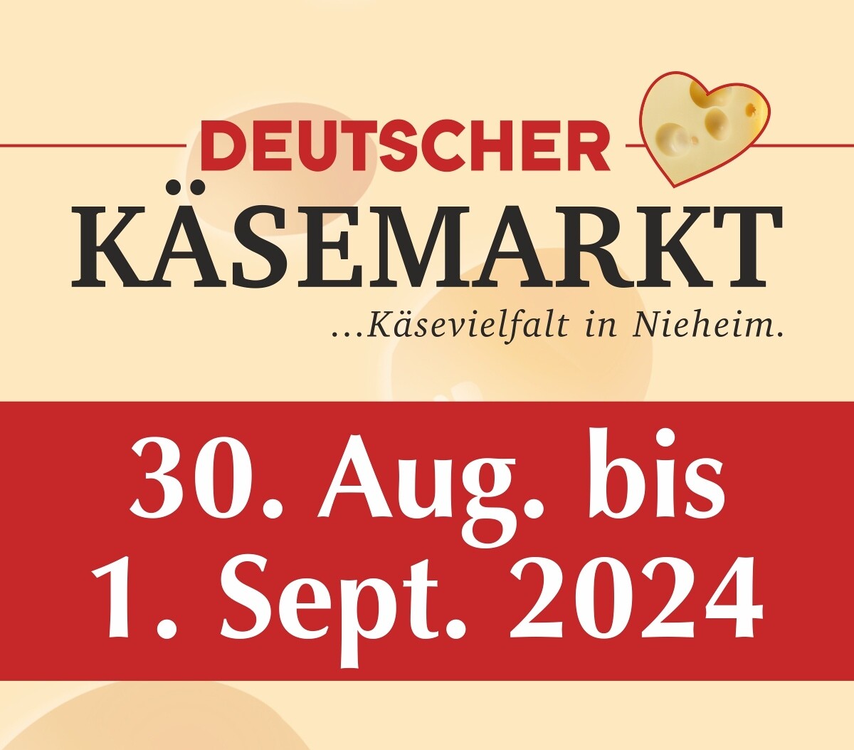 Deutscher Käsemarkt - Verkaufsoffener Sonntag