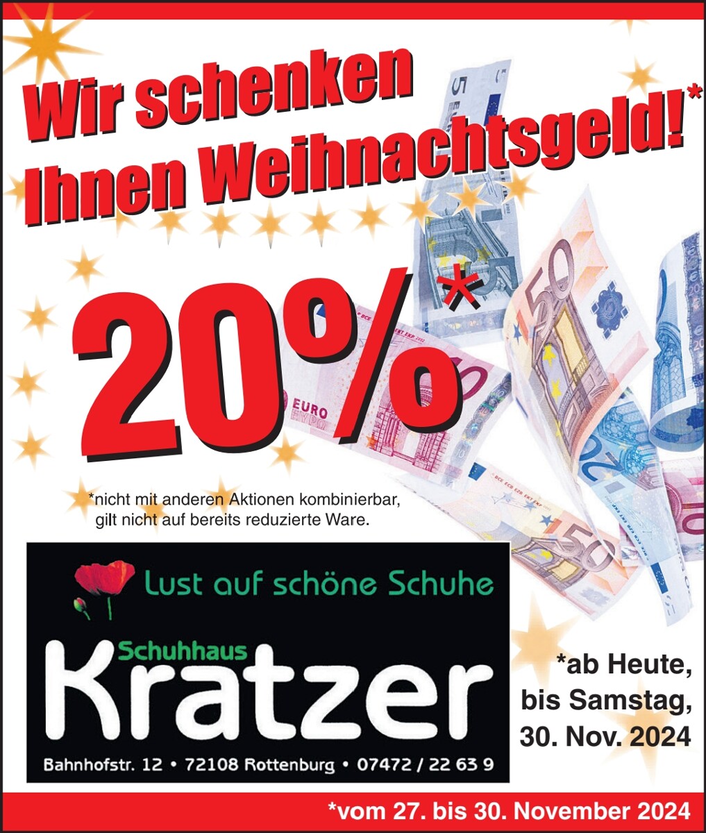 Weihnachtsgeld Aktion