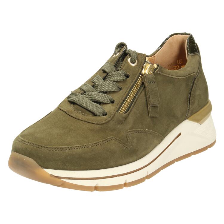Damen Sneaker Gabor Weite H Gabor Comfort Oliv, Weite H Schuh Zierl