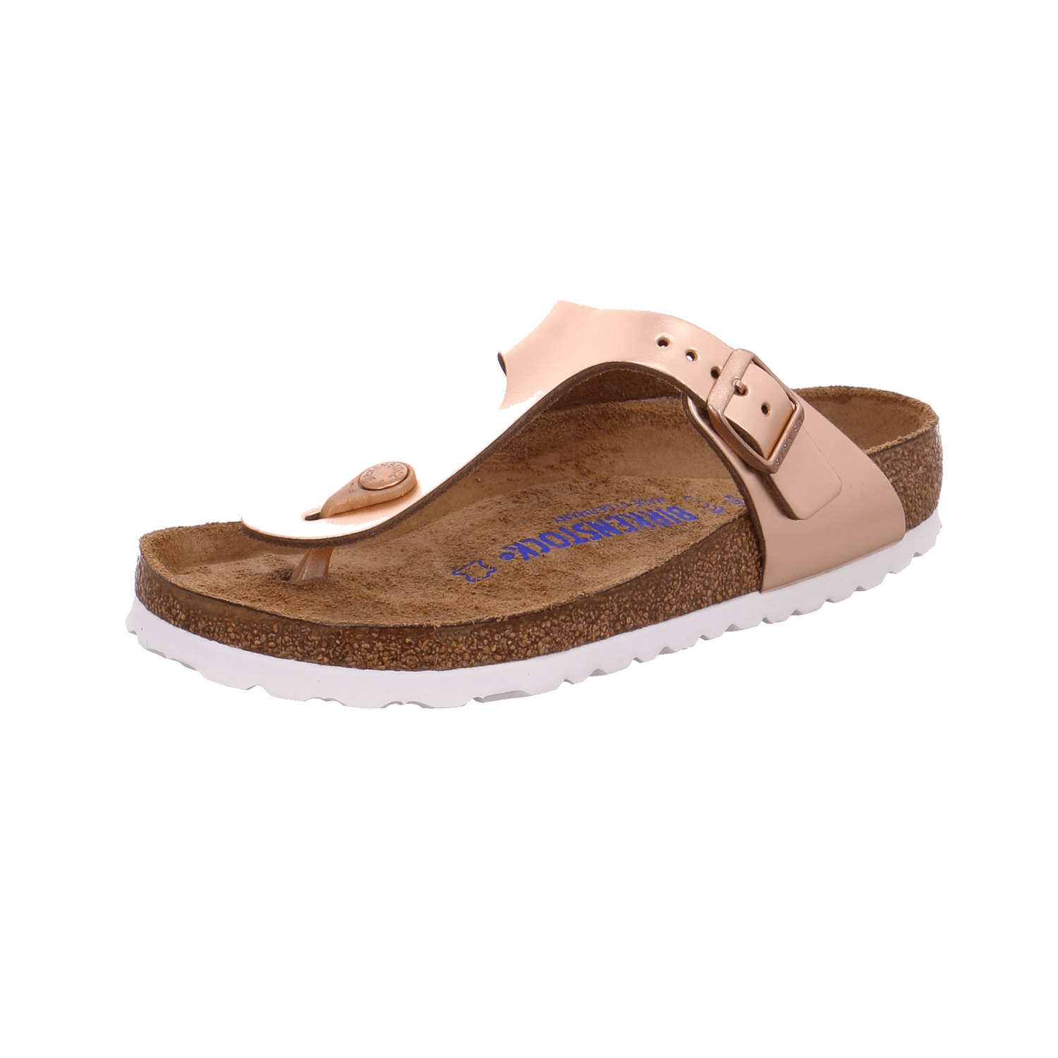 Birkenstock gizeh soft footbed metallic copper online