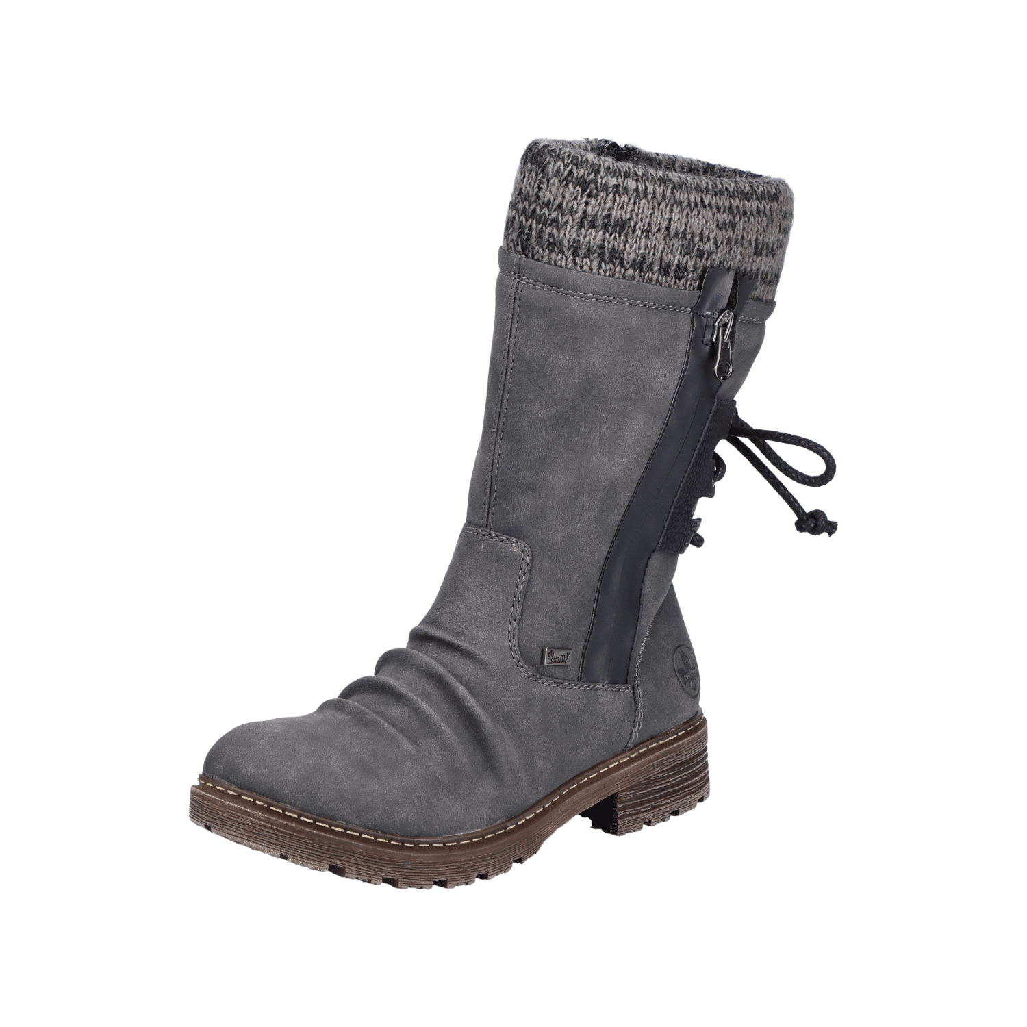 Rieker Damenstiefel Damenstiefel GefÃ¼ttert Schwarz Rieker