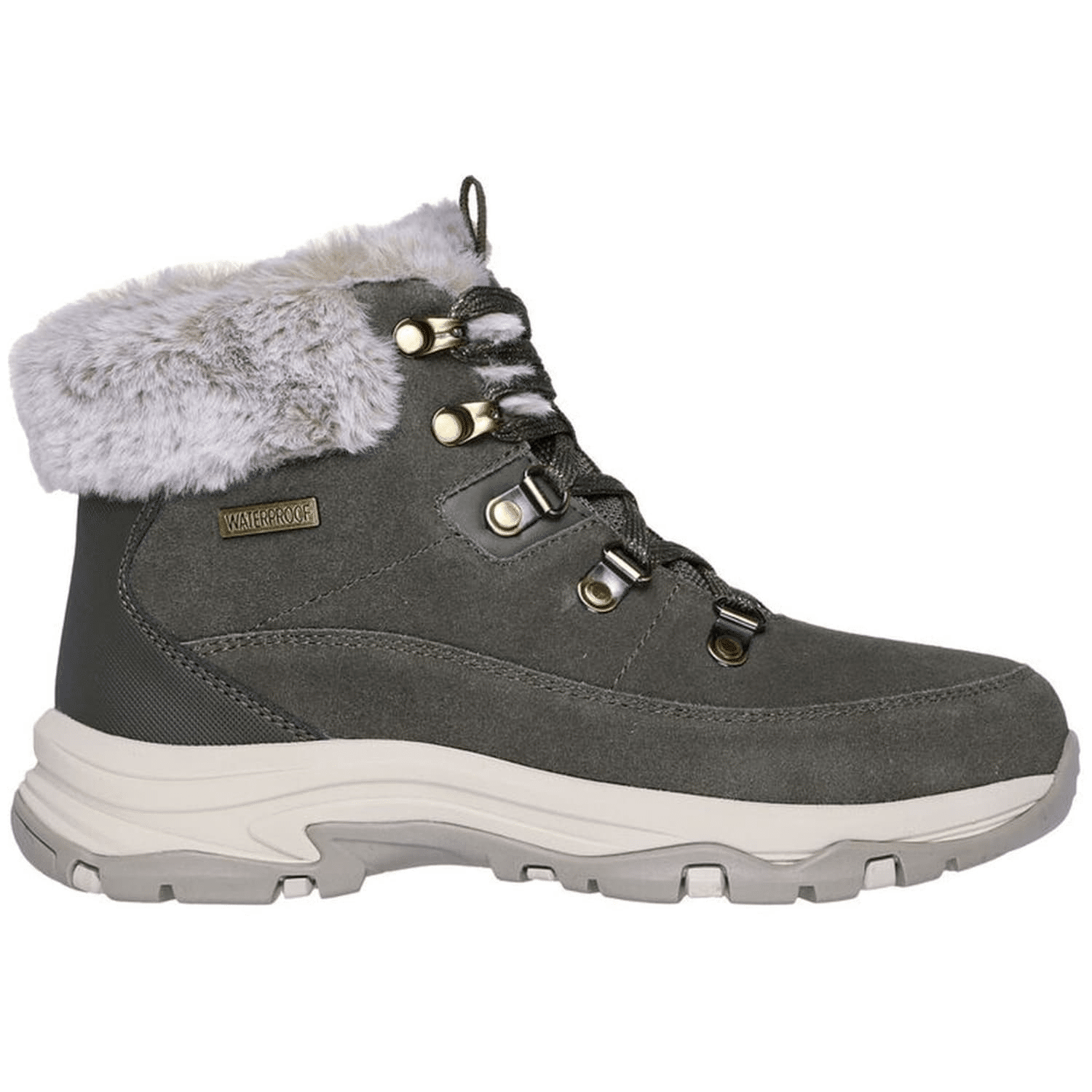 Skechers Schnürstiefel flach gefüttert Schuhhaus Zeller