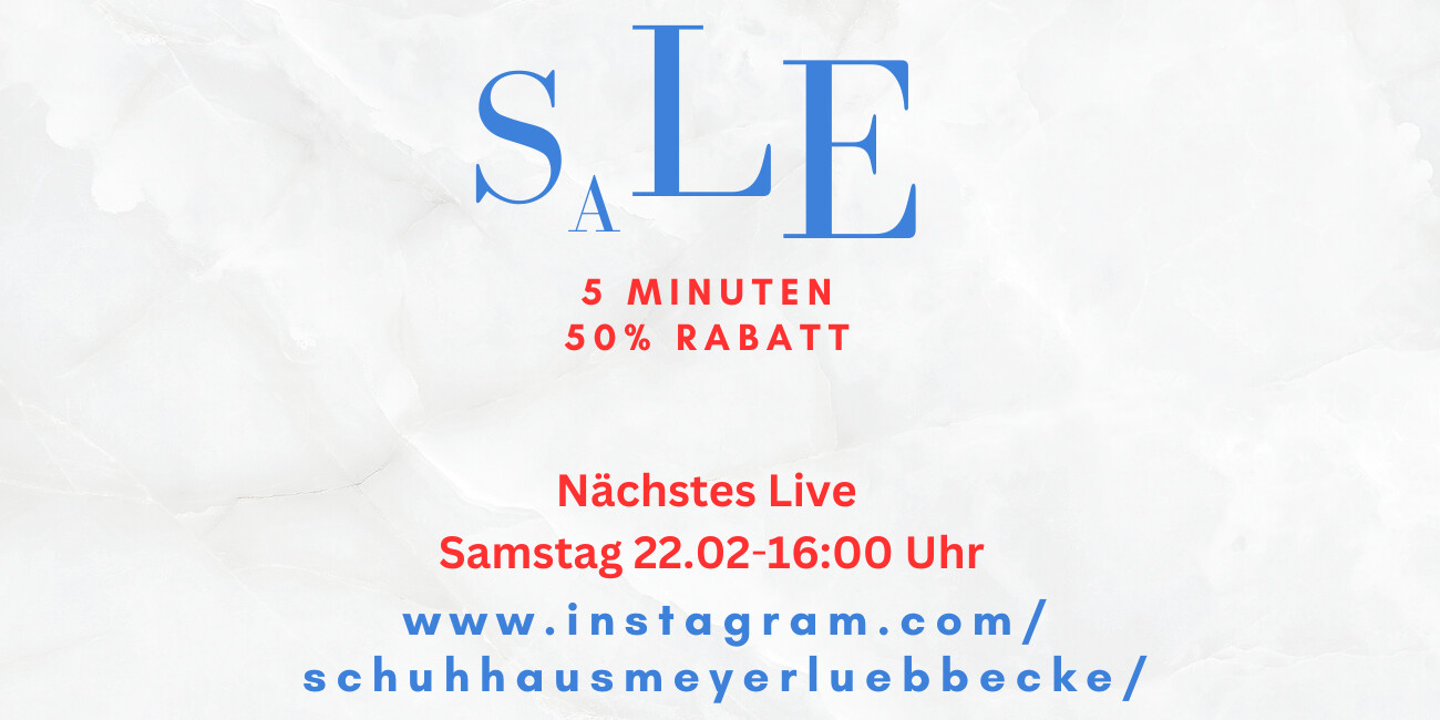 5 MINUTEN --- 50% RABATT