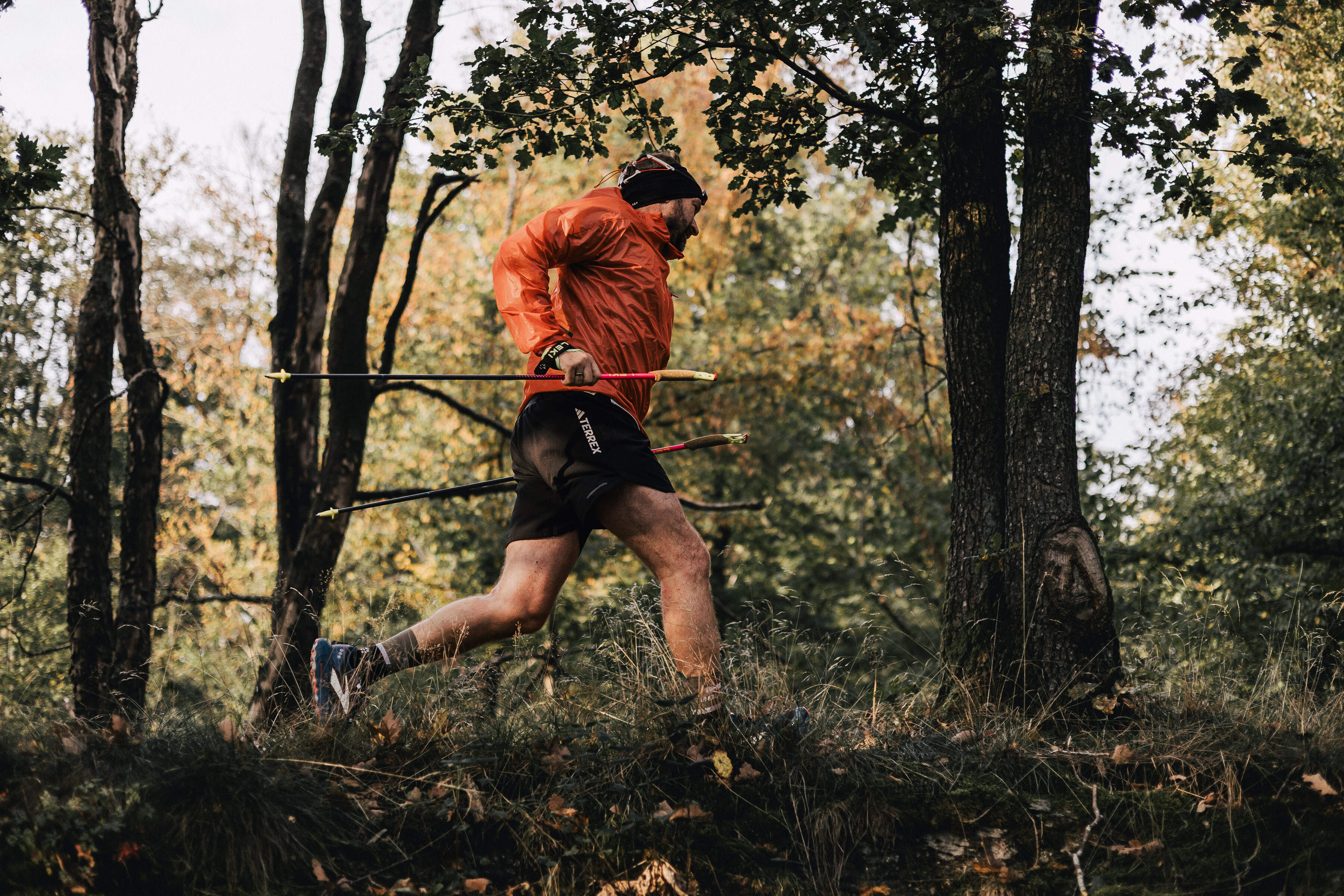Materialtest, Stirnlampe, Stöcke, Schuhe
