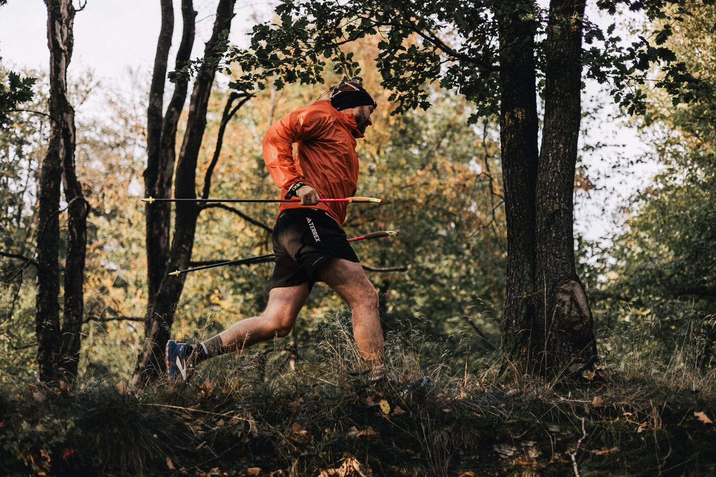 Materialtest, Stirnlampe, Stöcke, Schuhe