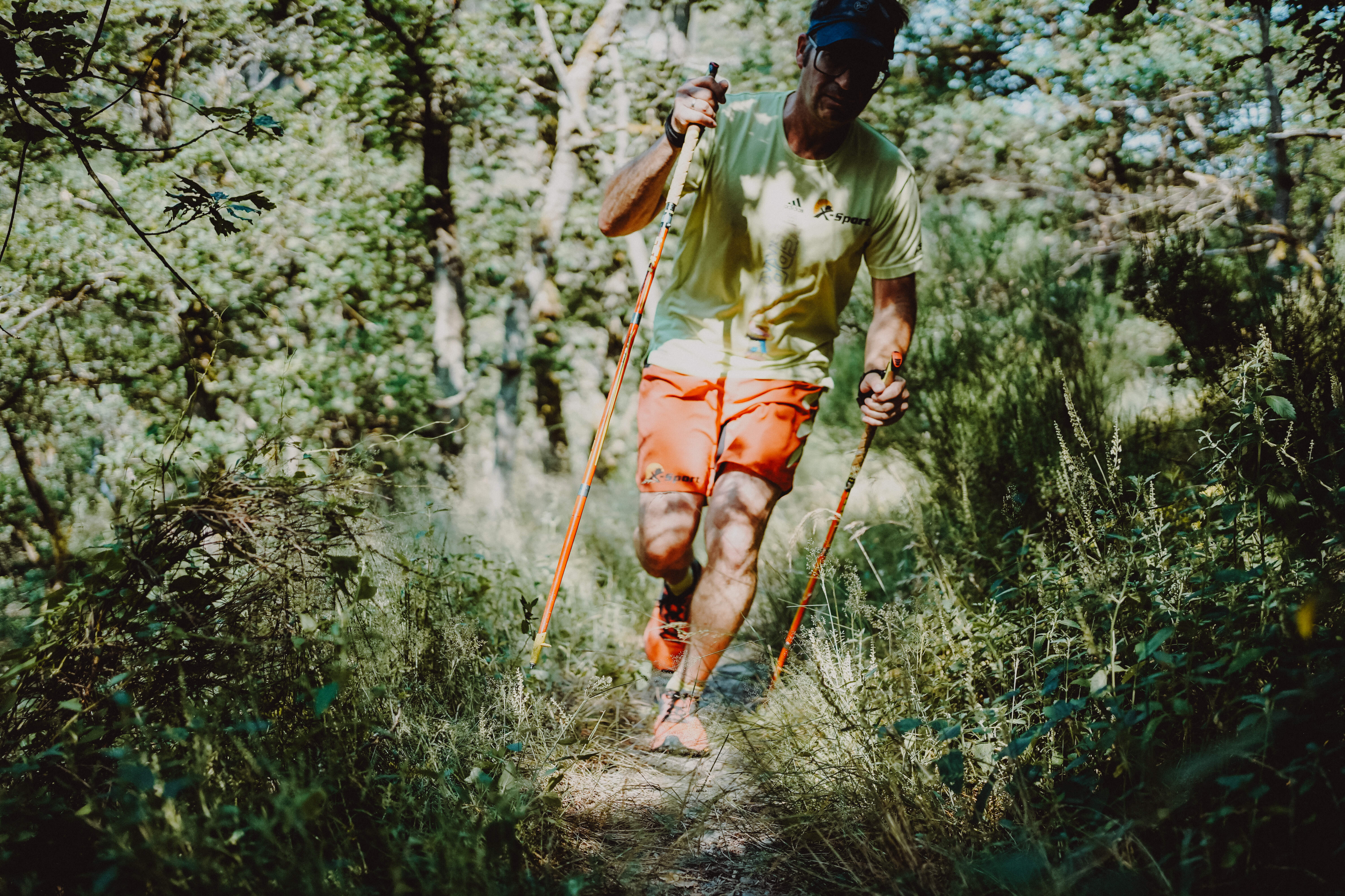 Stocktechniken Trailrunning