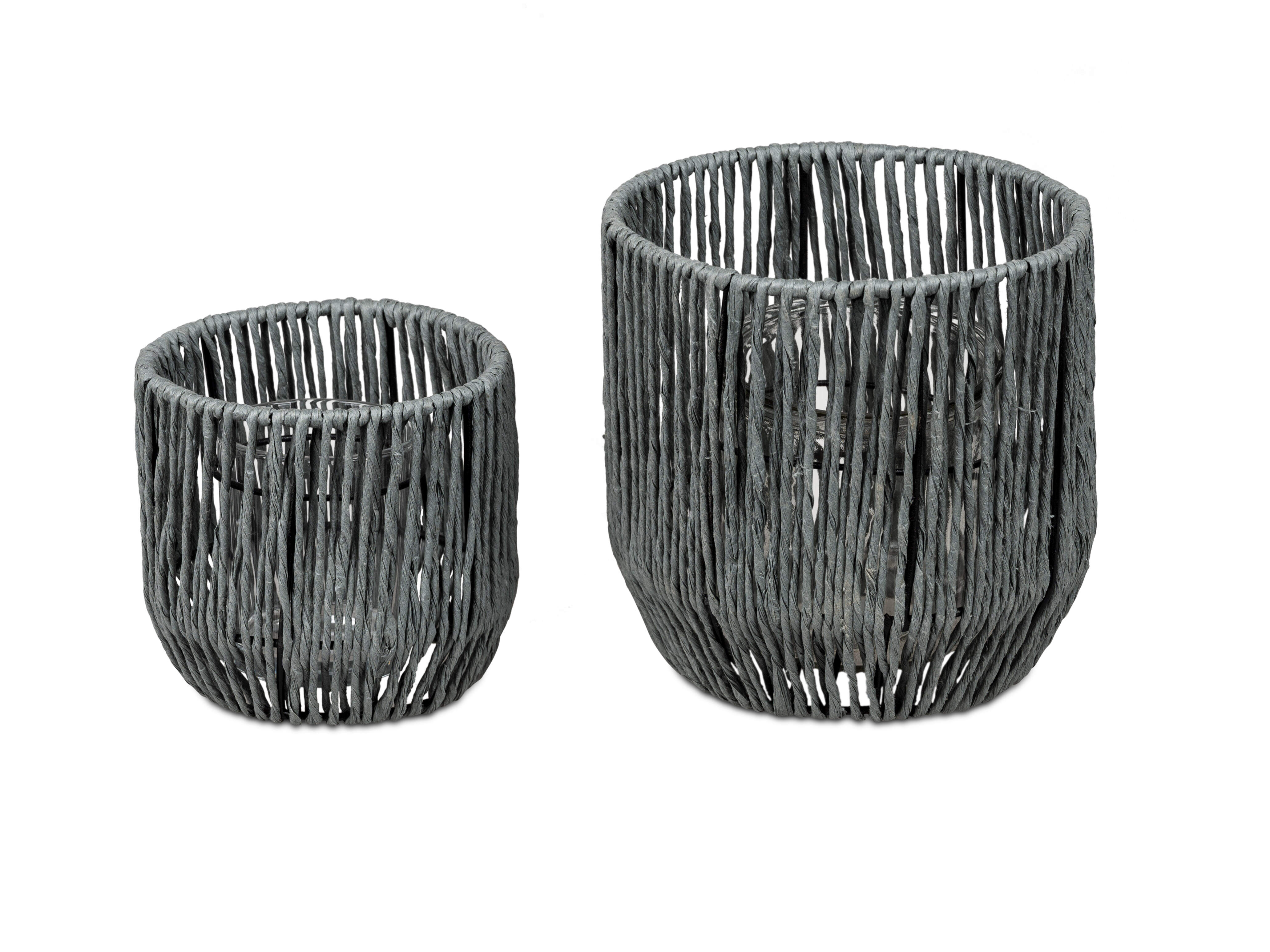Windlicht Wili Rund Aus Goldfarbenem Alu – 11x15 Cm, Mit Durchbruchsmuster