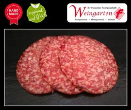 Fleisch, Fisch & Eier Salami Nahrungsmittel, Getränke & Tabak Frühstück Fleischerei Weingarten